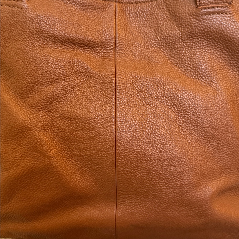 Vince Camuto Soft 100% Leather Tote Bag Boho Chic Shoulder Bag w/ Inner Pockets - Picture 5 of 8